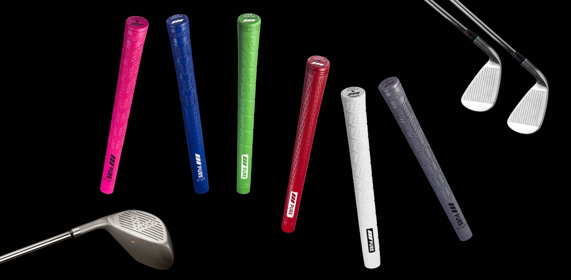 Use the PURE Grips Golf Grip Selector to find the right golf grip for you